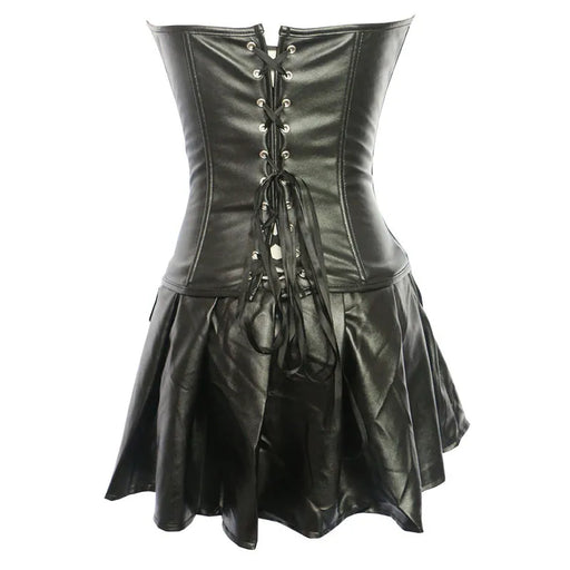 Leather Corset Top  Leather Corset Dress