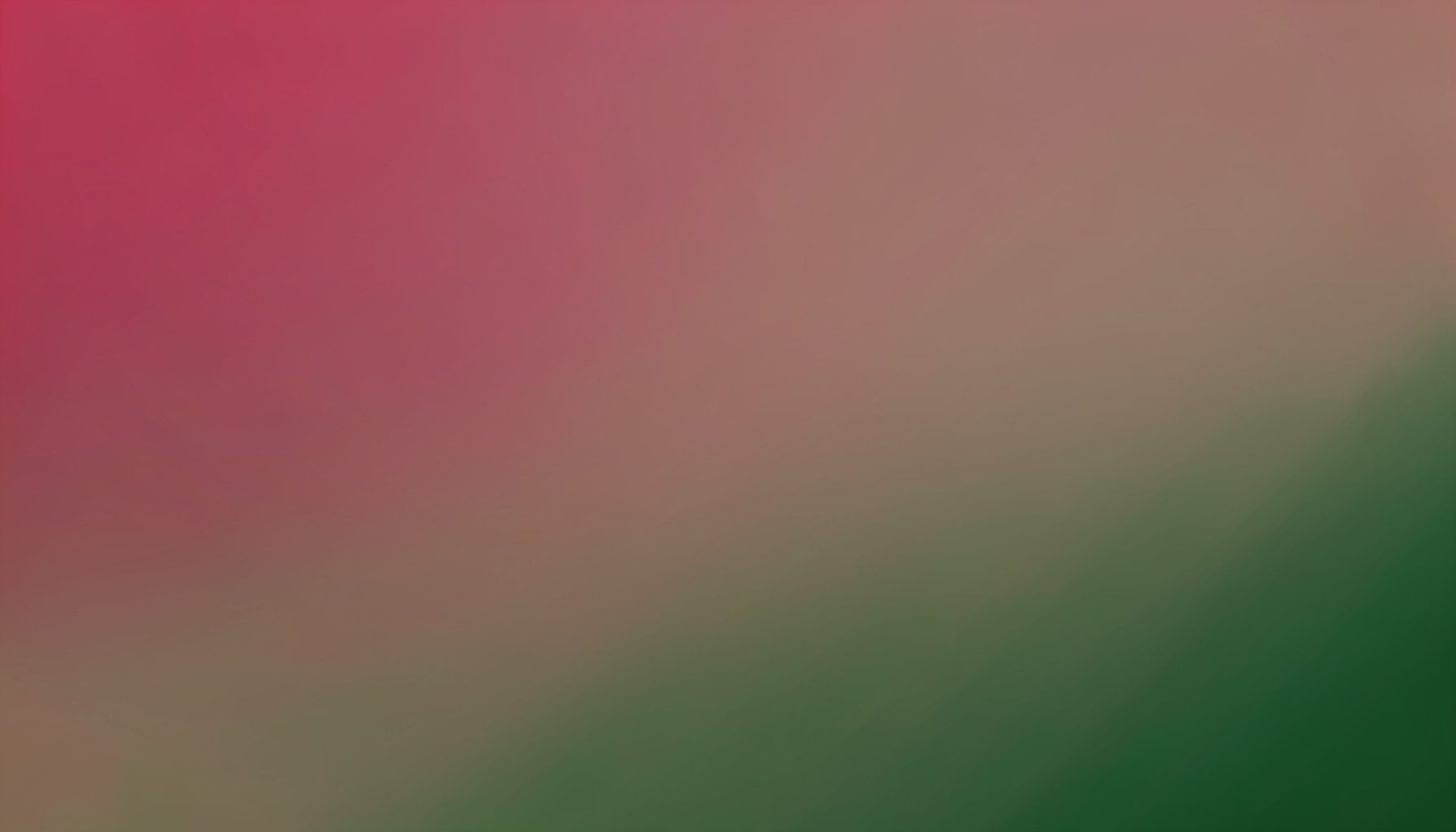 Soft maroon and forest green gradient background with warm light, evoking a calm rustic feel
